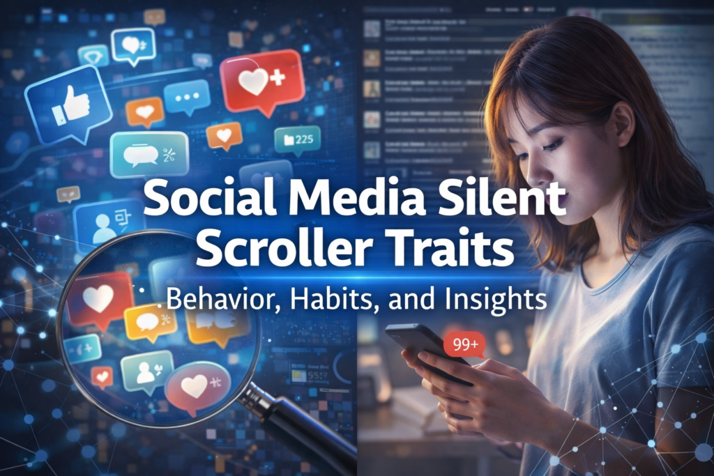 social media silent scroller traits