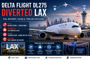 delta flight dl275 diverted lax