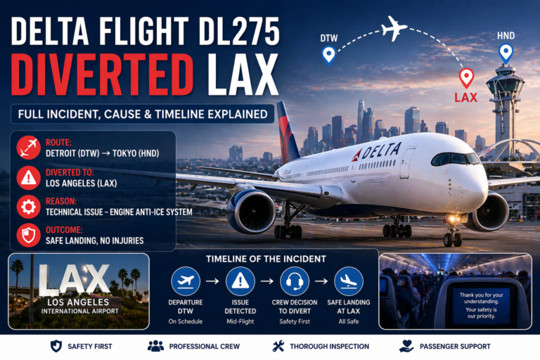 delta flight dl275 diverted lax