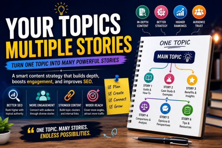 your topics multiple stories
