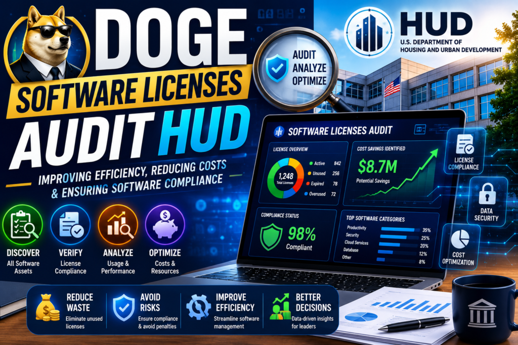 doge software licenses audit hud